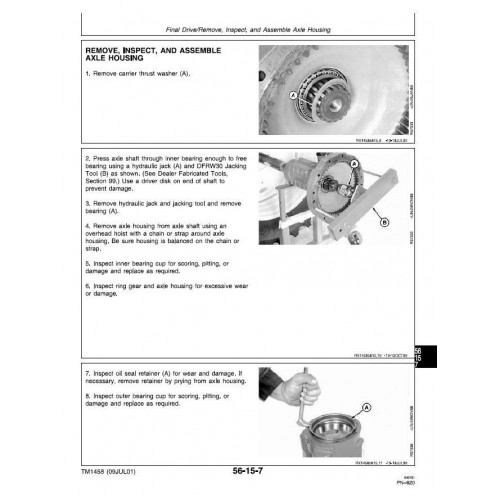 TM1458 - JOHN DEERE 4055, 4255, 4455 TRACTORS