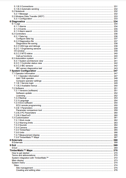 OPERATOR MANUAL - JOHN DEERE 1270G 6W,1270G 8W,1470G,1070G,1170G,TIMBERMATIC H-09 (G SERIES) FORESTRY MEASURING AND CONTROL SYSTEM F692308