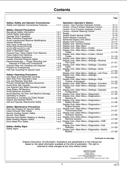 OPERATOR MANUAL - JOHN DEERE 2954D (D SERIES) CONSTRUCTION LOGGERS OMT226917_24