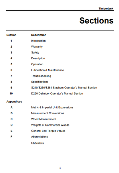 JOHN DEERES 950, 850 (50 SERIES) FORESTRY Knuckleboom Loader OPERATOR MANUAL - OMF380406