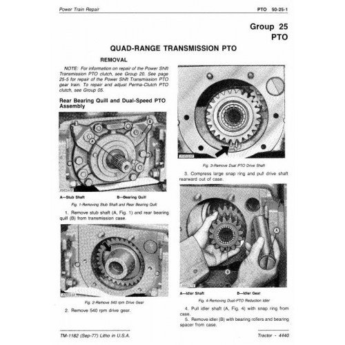 TM1182 - JOHN DEERE 4440