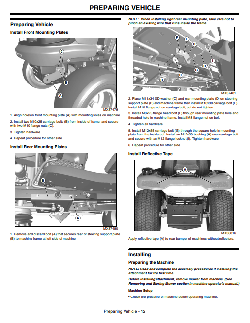 OPERATOR MANUAL - JOHN DEERE L100, G100, D100 & 100 SERIES 44-INCH SNOWBLOWER (050001-) OMM163342 E0