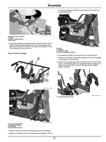 OPERATOR MANUAL - JOHN DEERE D105, D110, D125, D130, D140, D155, D160, D170, S240, E100, E110, E120, E130, E140, E150, E160, E170 & E180 100 SERIES 44-INCH SNOWBLOWER OMUC13236