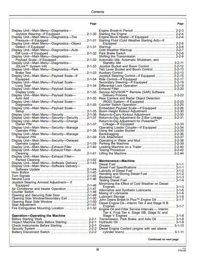 OPERATOR MANUAL - JOHN DEERE 2454D (D SERIES) CONSTRUCTION LOG LOADERS OMT231429_24