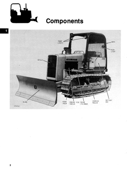 OPERATOR MANUAL - JOHN DEERE 301A (A SERIES) Construction Tractors OMT79303_