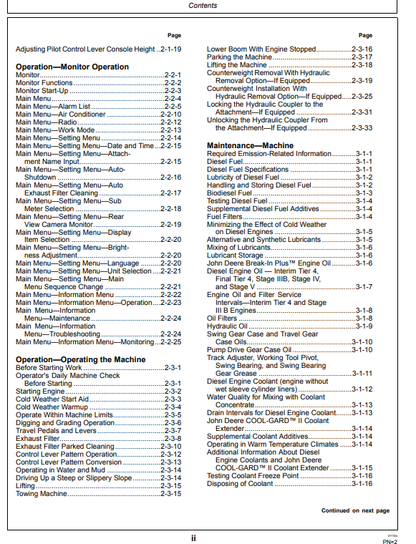 OPERATOR MANUAL - JOHN DEERE 210G, 210GLC (G SERIES) Construction Backhoe Loaders  - OMT308593_24