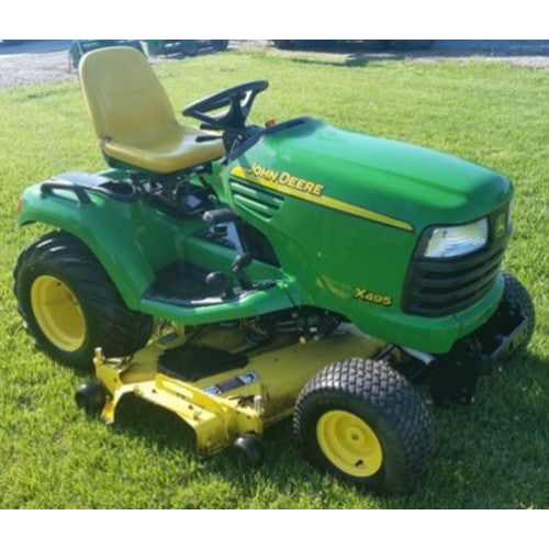 TECHNICAL MANUAL - JOHN DEERE X495, LAWN AND GARDEN TRACTORS TM2158 ...