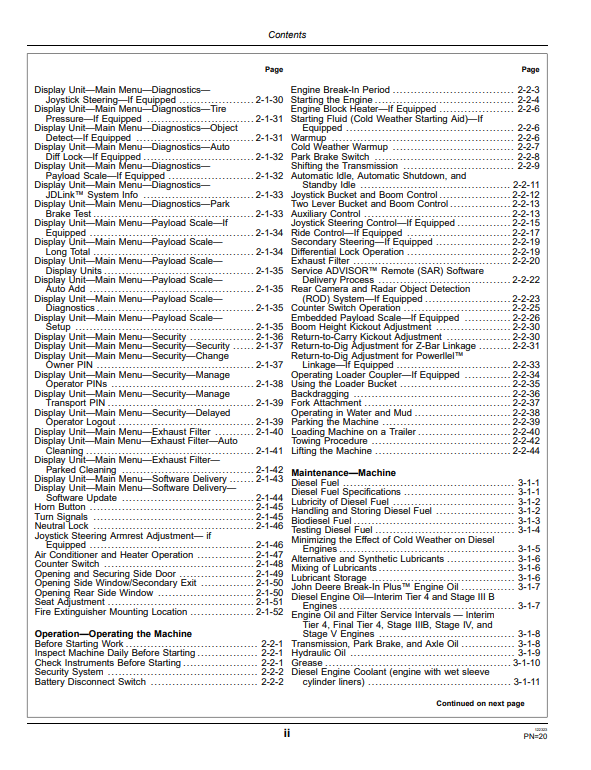 OPERATOR MANUAL - JOHN DEERE 190DW, 220DW (D SERIES) CONSTRUCTION EXCAVATORS OMT233886_24