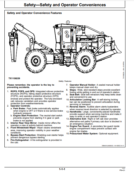 OPERATOR MANUAL - JOHN DEERE 640L,648L,748L,848L,948L FORESTRY SKIDDER OMT335601X19