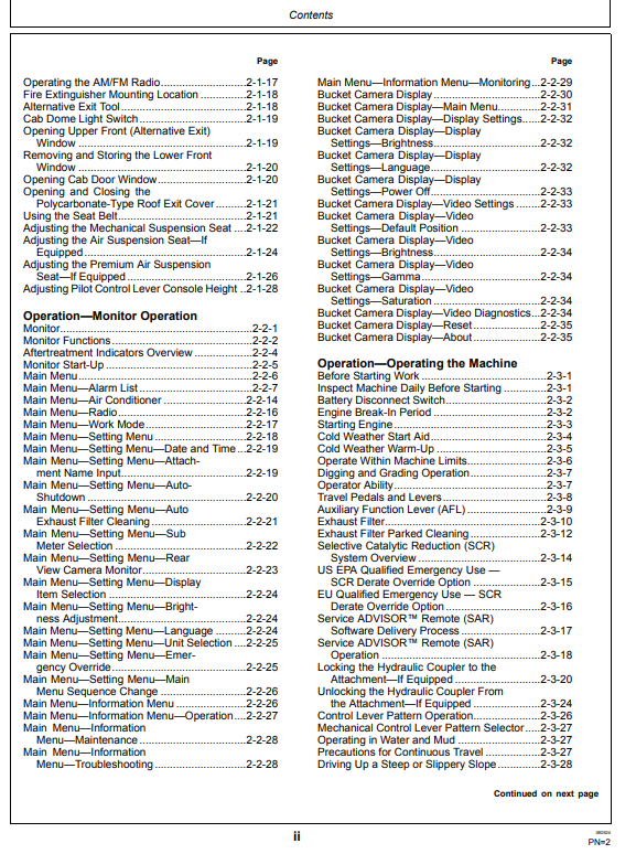 OPERATOR MANUAL - JOHN DEERE 670G, 670GP, 672G, 672GP Construction Motor Graders - OMT390948X19