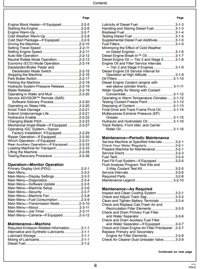 OPERATOR MANUAL - JOHN DEERE 744 P, 744 X, 824 P, 824 X, 844 P, 904 P Construction Loaders OMT510835X019_