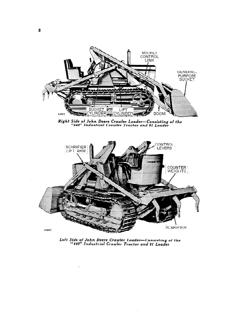 JOHN DEERE 91 (SERIES) Construction Loaders OPERATOR MANUAL - OMC48158