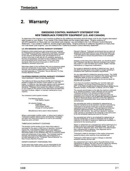 JOHN DEERES 608L (608 SERIES) FORESTRY Tracked Harvesters OPERATOR MANUAL - OMF381273_