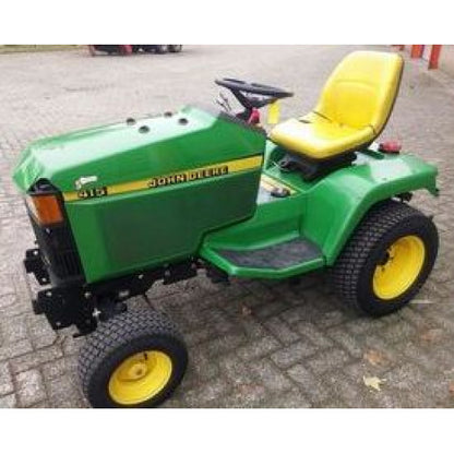 DIAGNOSTIC AN REPAIR TECHNICAL SERVICE MANUAL -  JOHN DEERE 415, 455 LAWN AND GARDEN TRACTORS TM1836 