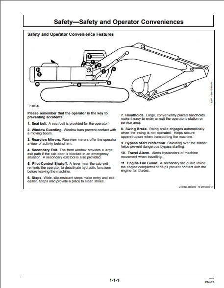 OMT187112 - JOHN DEERE 450CLC (C SERIES) Construction Excavators OPERATOR MANUAL