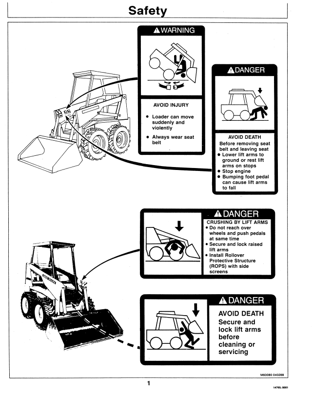 JOHN DEERE 60 (SERIES)  FORESTRY Skid Steers OPERATOR MANUAL - OMM77702