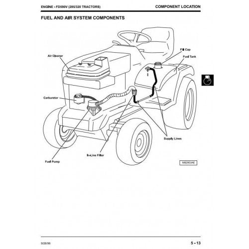 TECHNICAL SERVICE MANUAL - JOHN DEERE 240,LAWN AND GARDEN TRACTORS TM1426