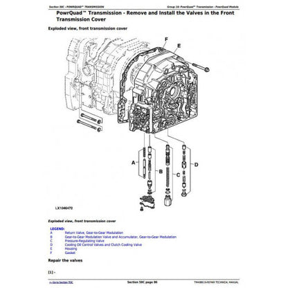 TM408619 - JOHN DEERE TRACTORS MODELS 6145M, 6155M, 6175M, 6195M