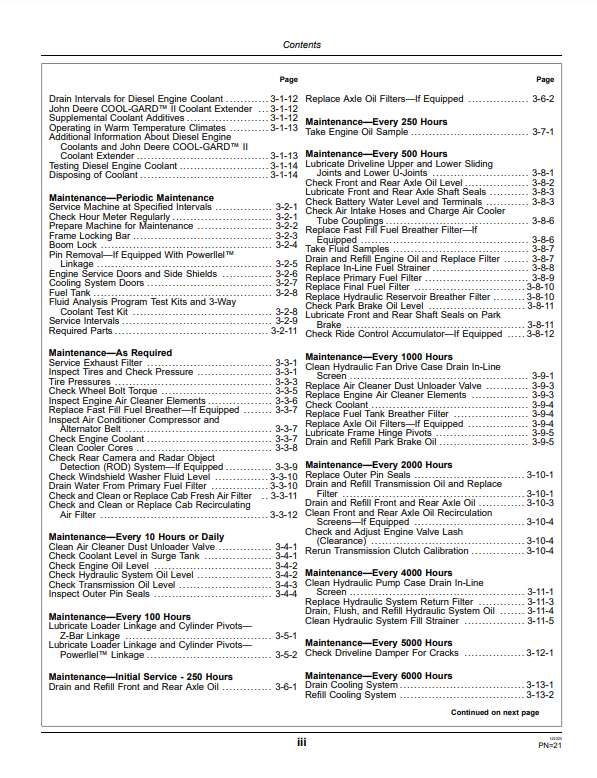 OPERATOR MANUAL - JOHN DEERE 313, 315, CT315 (300 SERIES, CT SERIES) CONSTRUCTION SKID STEERS OMT235575