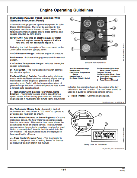 OPERATOR MANUAL - JOHN DEERE 8.1L,6081HF001,6081TF001 (POWERTECH) Construction Engine OMRG24828