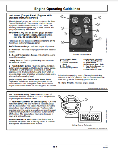 OPERATOR MANUAL - JOHN DEERE 8.1L,6081HF001,6081TF001 (POWERTECH) Construction Engine OMRG24828