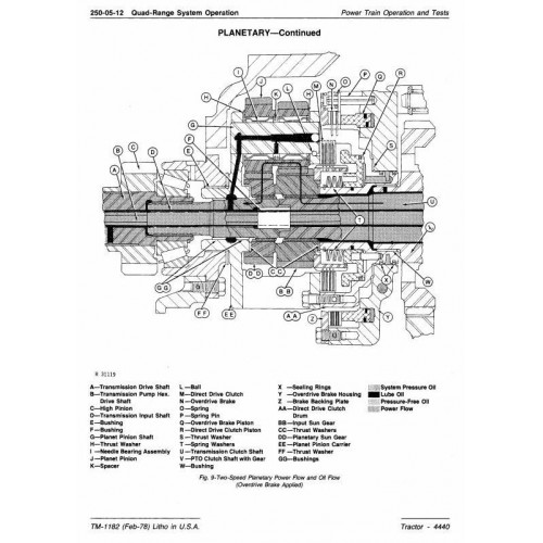 TM1182 - JOHN DEERE 4440