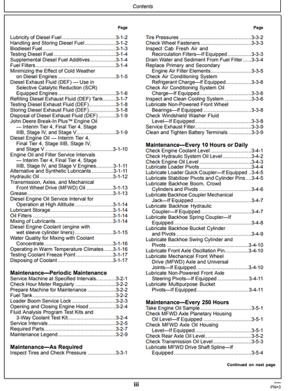 OPERATOR MANUAL - JOHN DEERE 524K SERIES II (K SERIES) Construction Excavators - OMT386078X19