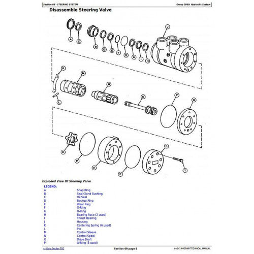 SERVICE MANUAL - JOHN DEERE 624E,4WD LOADER TM1414 – The Manuals Group