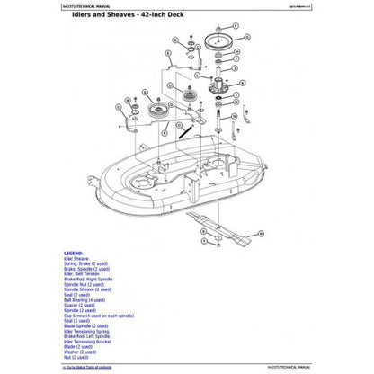 TECHNICAL SERVICE MANUAL - JOHN DEERE LA100, LA110, LA120, LA130, LA140, LA150 RIDING LAWN TRACTORS TM2371 