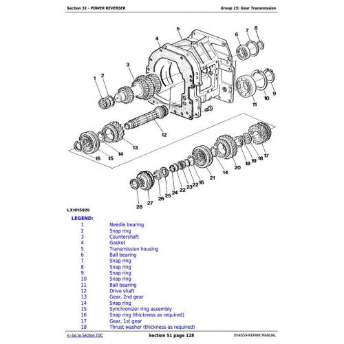 SERVICE REPAIR TECHNICAL MANUAL - JOHN DEERE TRACTORS 6510,(SE) TM4559 