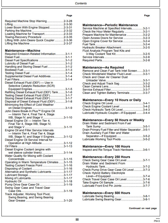 OPERATOR MANUAL - JOHN DEERE 318E, 320E, 324E Construction Skid Steers - OMT306353_