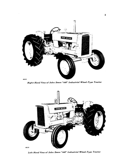 JOHN DEERE 440I (SERIES) Construction Tractors OPERATOR MANUAL - OMT55458_