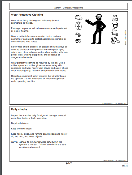 JOHN DEERE 1410D (D SERIES_TIMBERJACK MODELS) FORESTRY Forwarders OPERATOR MANUAL - OMF064197