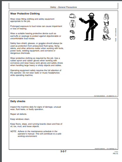 JOHN DEERE 1410D (D SERIES_TIMBERJACK MODELS) FORESTRY Forwarders OPERATOR MANUAL - OMF064197