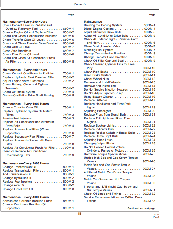 JOHN DEERE B35C, B40C (C SERIES) Construction Articulated Dump Trucks OPERATOR MANUAL - OMT167176_