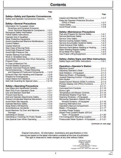 OPERATOR MANUAL - JOHN DEERE 640L,648L,748L,848L,948L FORESTRY SKIDDER OMT317601X19