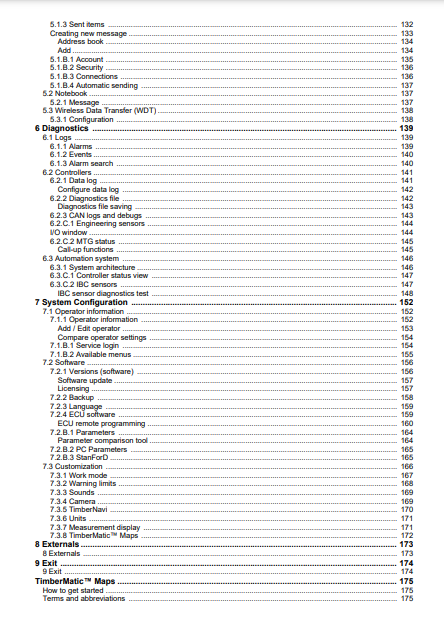 OPERATOR MANUAL - JOHN DEERE 1910G, TIMBERMATIC F-09, 910G,1010G,1110G FT4 FFC,1110G FT4 RL,1210G FT4 FFC,1210G FT4 RL,1510G FT4 FFC,1510G FT4 RL(G SERIES) FORESTRY MEASURING AND CONTROL SYSTEM F692334