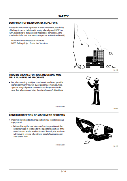 EM1U4NA22 - JOHN DEERE ZAXIS135US-3,ZAXIS225USLC-3 (ZAXIS-3 SERIES) Hitachi Excavators OPERATOR MANUAL