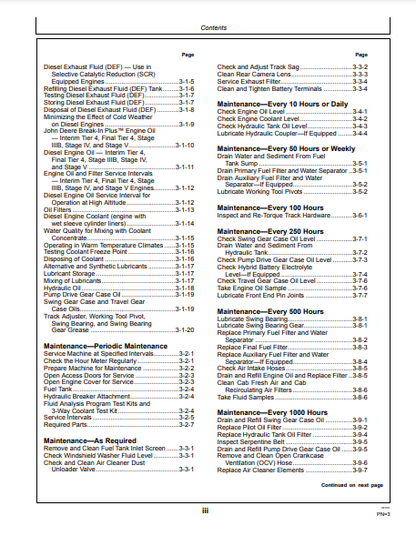 OPERATOR MANUAL - JOHN DEERE 160GLC,180GLC (G SERIES) Construction Excavator OMT364032X19