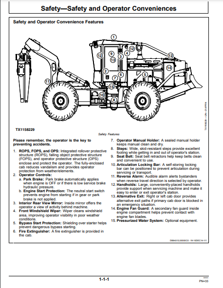 OPERATOR MANUAL - JOHN DEERE 640L,648L,748L,848L,948L FORESTRY SKIDDER OMT317601X19