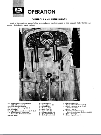 JOHN DEERE 2010 ( SERIES) Construction Crawlers OPERATOR MANUAL - OMT19258