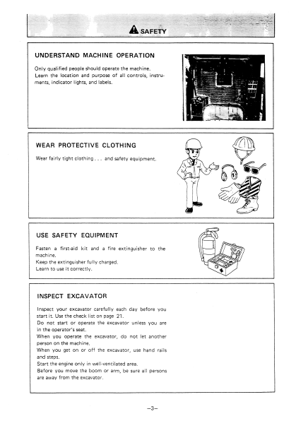 OPERATOR MANUAL - JOHN DEERE UH063 (UH-SERIES) Hitachi Excavator EM12944