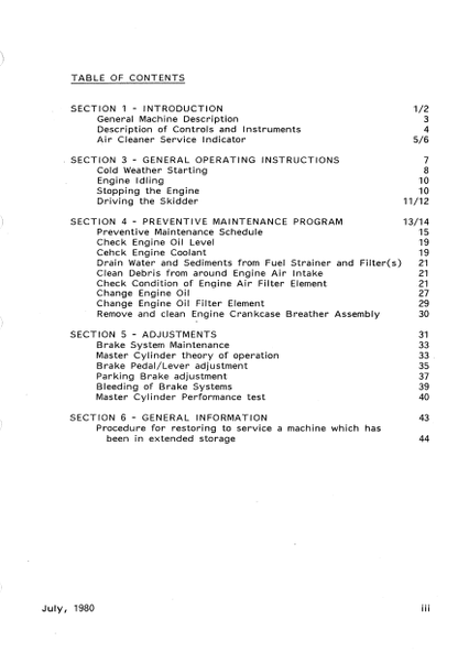 JOHN DEERE 450 (SERIES) Forestry Skidders OPERATOR MANUAL - 450TURBO_