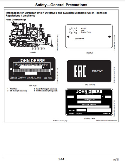 OPERATOR MANUAL - JOHN DEERE 1050K CONSTRUCTION CRAWLER DOZER OMT312911X19