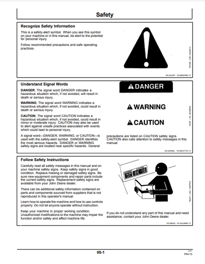 OPERATOR MANUAL - JOHN DEERE 4.5L,4045,4045HF280,4045TF280,4045TF290 (POWERTECH™ M) Construction Engine OMRG37708