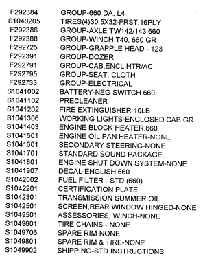 JOHN DEERE 660 Forestry Skidders OPERATOR MANUAL - 10EC1039