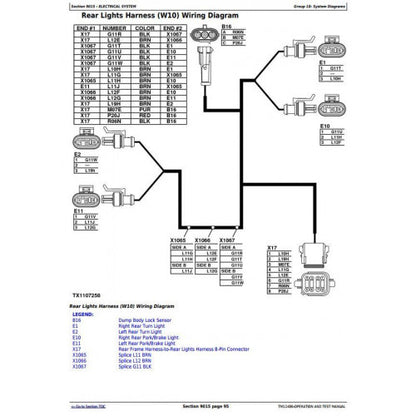 DIAGNOSTIC MANUAL - JOHN DEER 460E ARTICULATED DUMP TRUCK (SN. E634583-668586) TM12406