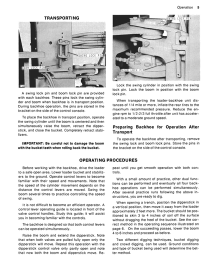 JOHN DEERE 3605 Construction Attachments OPERATOR MANUAL -  OMT35736_