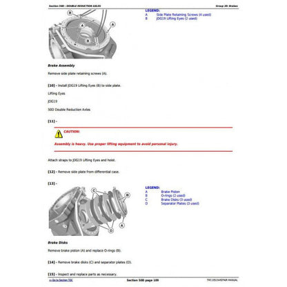 REPAIR MANUAL - JOHN DEERE 9620R TRACTORS TM119519