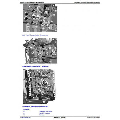 REPAIR MANUAL - JOHN DEERE 8235R, 8260R, 8285R, 8310R, 8335R, 8360R TRACTORS TM110319